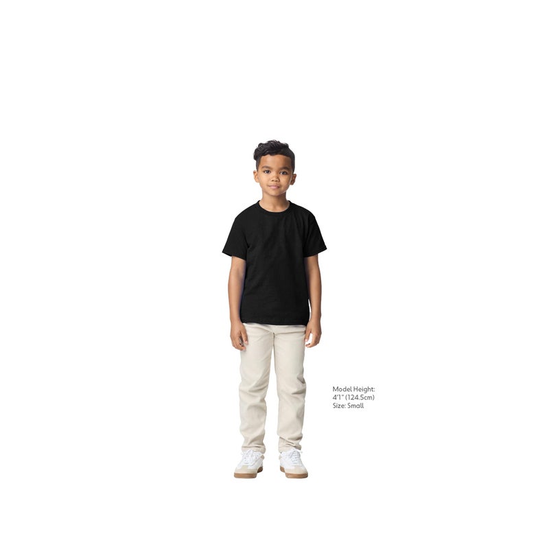 Gildan Youth DryBlend T-Shirt, Style G8000B, 2-Pack, Black, Small - Image 5